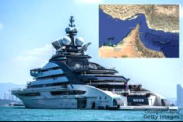 ஹார்முஸில் பயணித்த ரஷ்ய பில்லியனரின் சொகுசுப் படகு