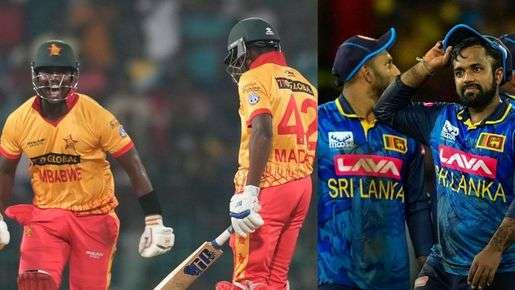  இலங்கையை வீழ்த்தி வரலாற்று வெற்றி படைத்த ஜிம்பாப்வே
