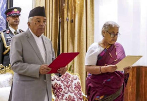 நேபாளத்தின் முதல் பெண் பிரதமராக சுஷிலா கார்க்கி நியமனம்